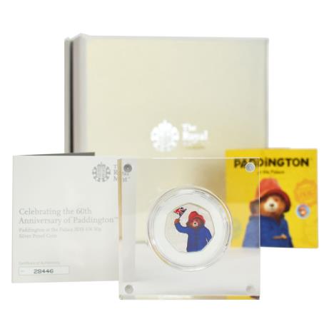Personalised Silver Proof Paddington 50p In A Deluxe Gift Box £89.99